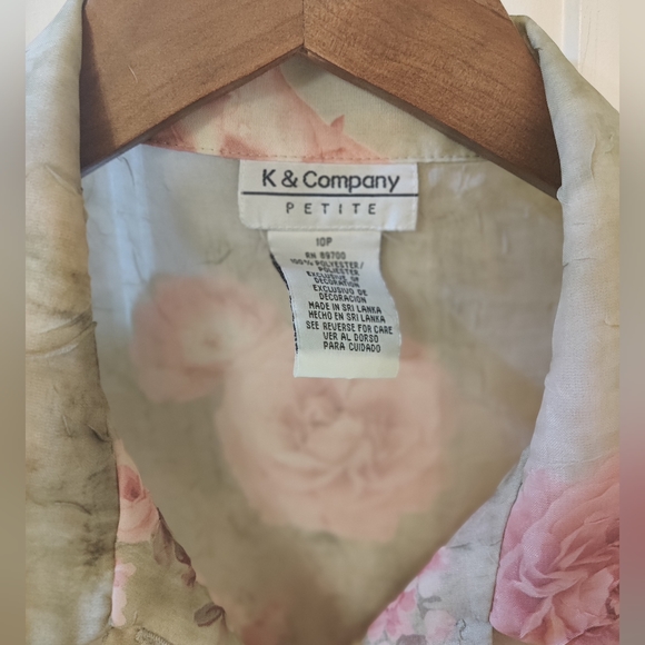 Gorgeous Y2K 90's Vintage Floral Dress and Top Set - Picture 6 of 12